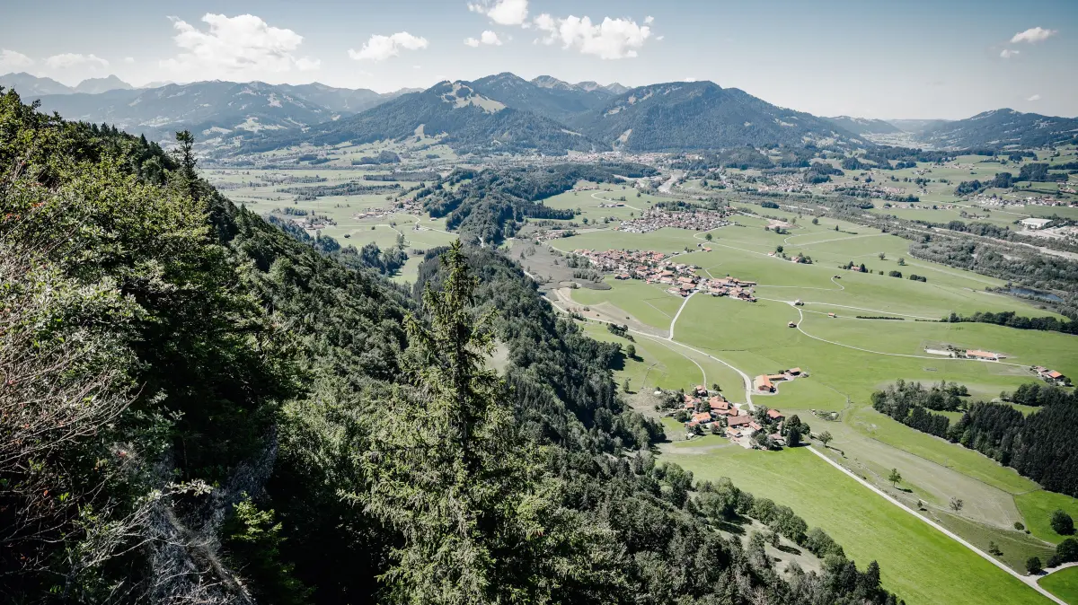 Oy Mittelberg nach Rettenberg - Blick vom Falkenstein.