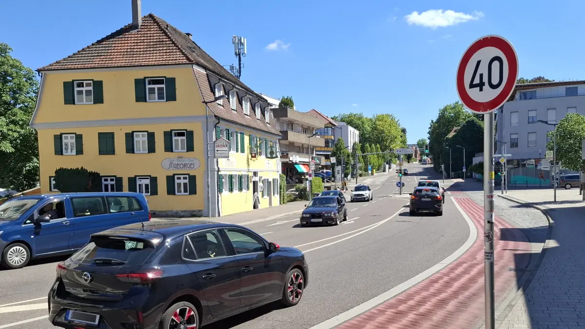 Stuttgarter Straße in Kornwestheim Temporeduzierung wegen Lärm?