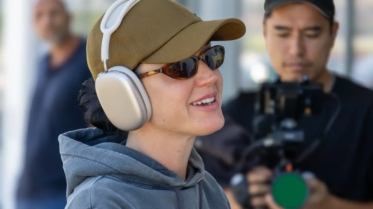 Katy Perry am Stuttgarter Flughafen.