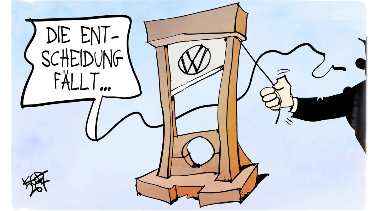 Karikatur des Tages – VW