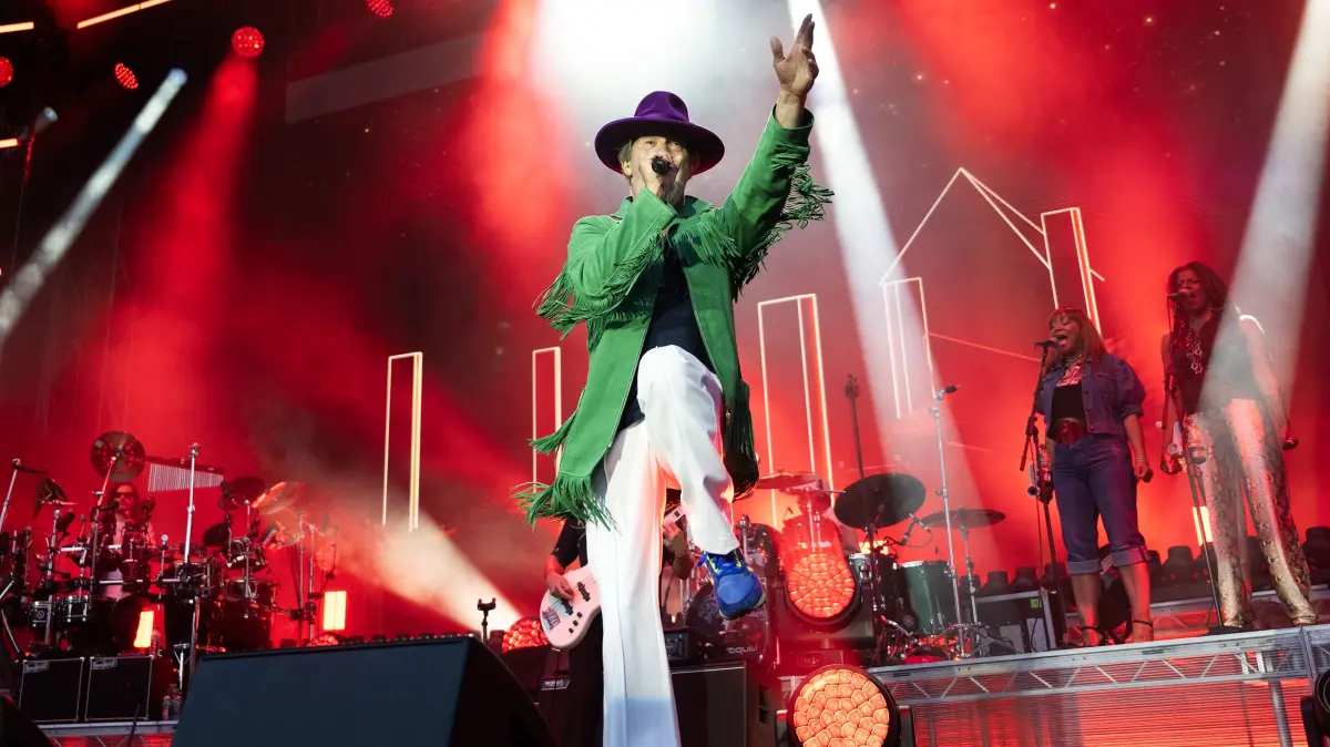 Eindrücke vom Konzert der Band Jamiroquai bei den Jazz Open auf dem Stuttgarter Schlossplatz