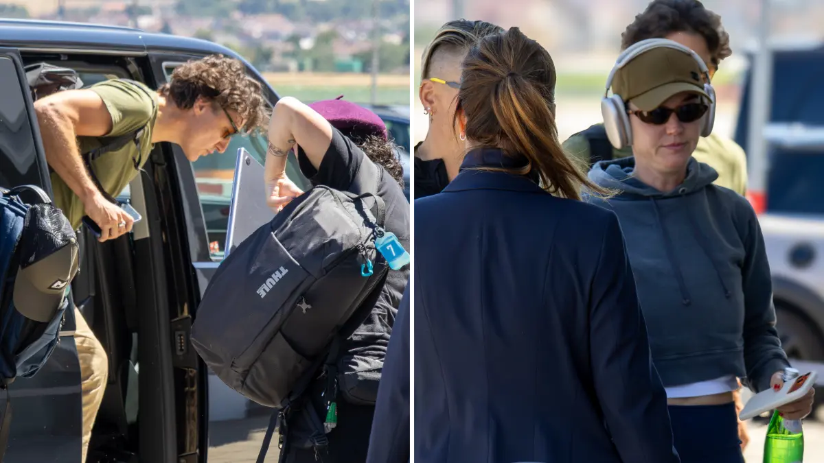 Spotted am Flughafen Stuttgart: Katy Perry und Justin Trudeau bei der Abreise nach Perrys Konzert bei den Jazz Open.