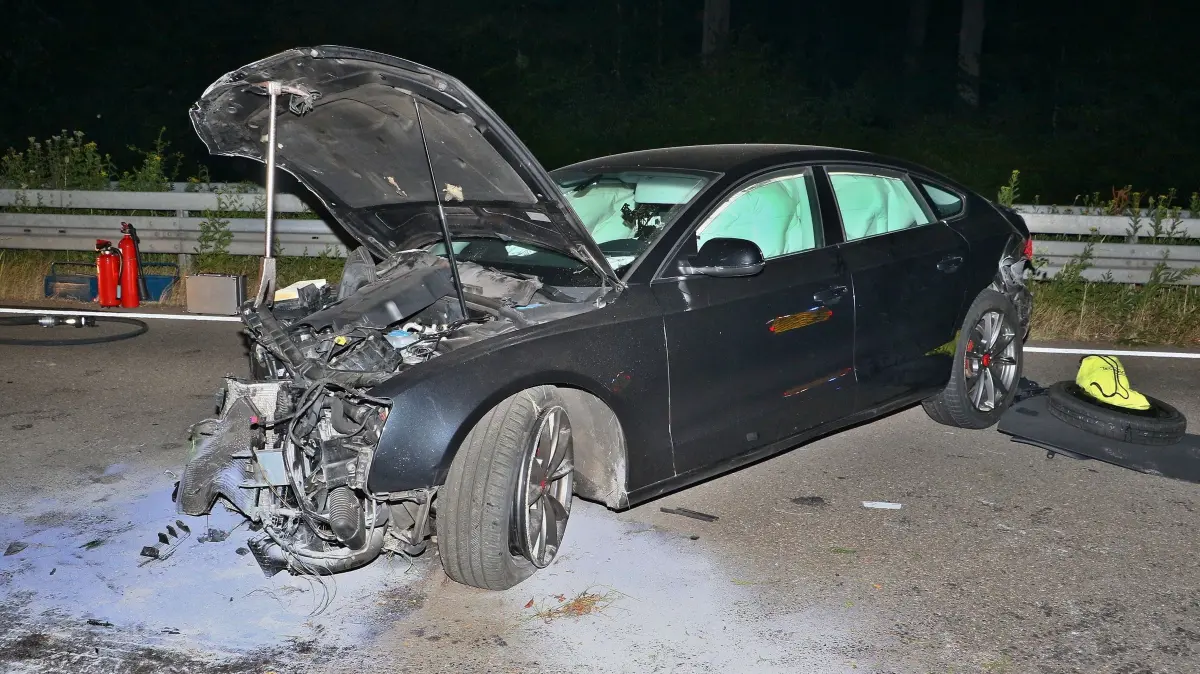 Verkehrsunfall mit mehreren Beteiligten auf Wildparkstraße