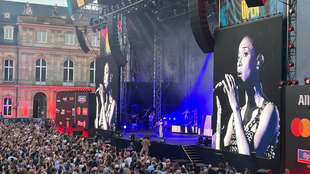Moby bei den Jazz Open.