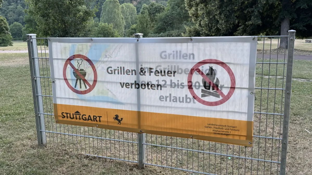 In ganz Stuttgart herrscht derzeit wegen der HItze, Wald- und Grasbrandgefahr ein Grillverbot. Doch nicht jeder hält sich dran.