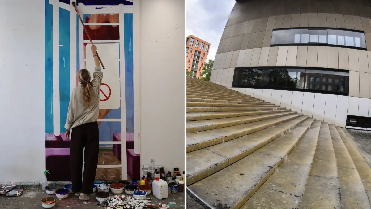 Ausstellung 2026: Noemi Strittmatters Werke (links) sind bald in der Städtischen Galerie Ostfildern im Stadthaus Scharnhauser Park zu sehen.