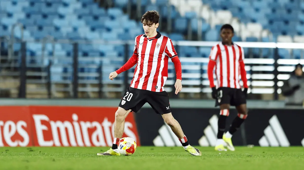 Efe Korkut ABilbao B, FEBRUARY 13, 2026 - Football / Soccer : Spanish Primera RFEF Group 1 match between Real Madrid Castilla - Athletic Club de Bilbao B at the Estadio Alfredo Di Stefano in Madrid, Spain. Noxthirdxpartyxsales PUBLICATIONxNOTxINxJPN aflo_319732475