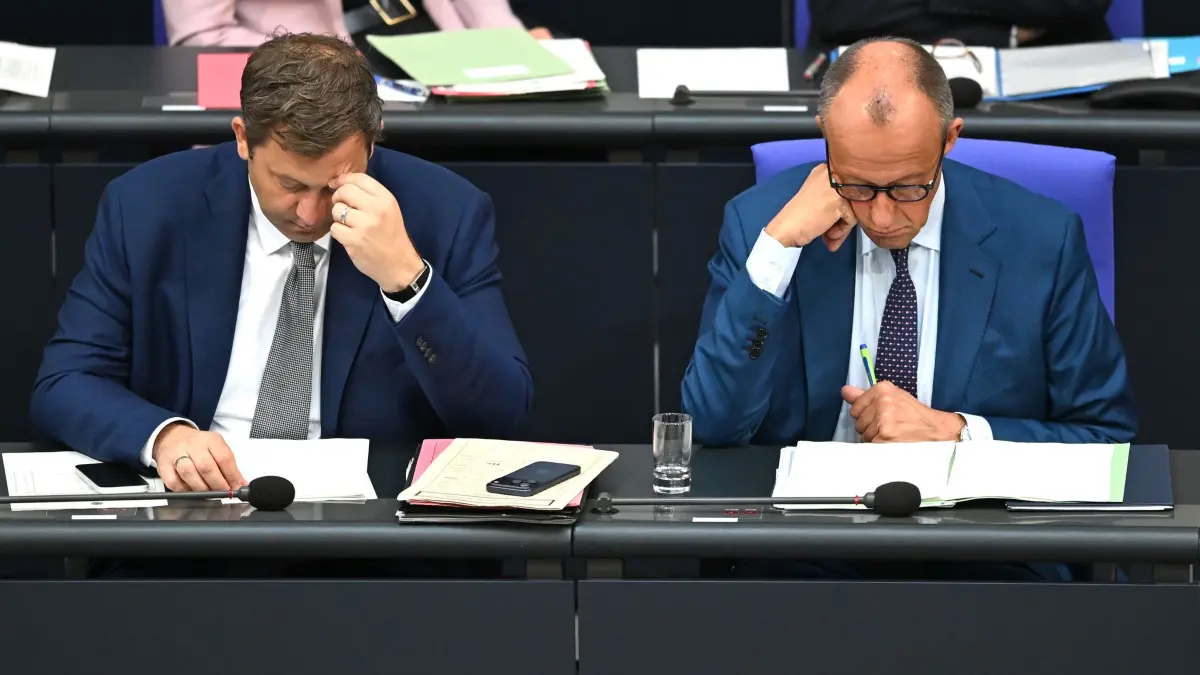Klingbeil und Merz