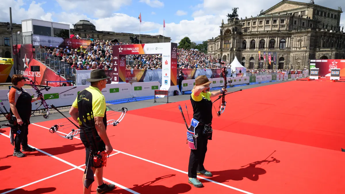 Bogenschießen bei den Finals 2025.