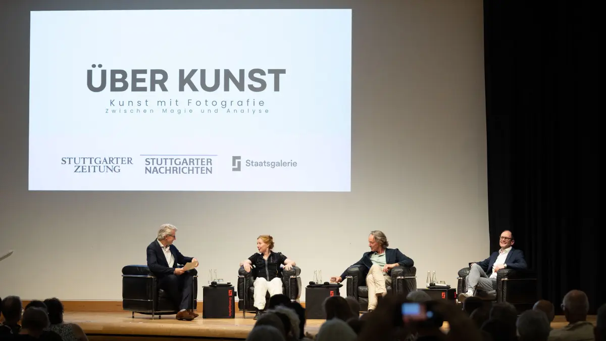 Über Kunst: Reihe Über Kunst „Kunst in der Fotografie“ der Stuttgarter Nachrichten und Stuttgarter Zeitung in der Staatsgalerie Stuttgart.