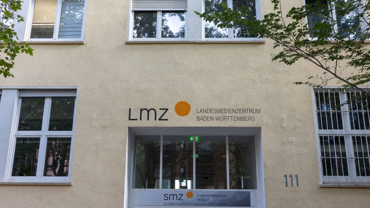 Landesmedienzentrum LMZ: Das Landesmedienzentrum LMZ in der Rosenbergstraße 111 in Stuttgart.