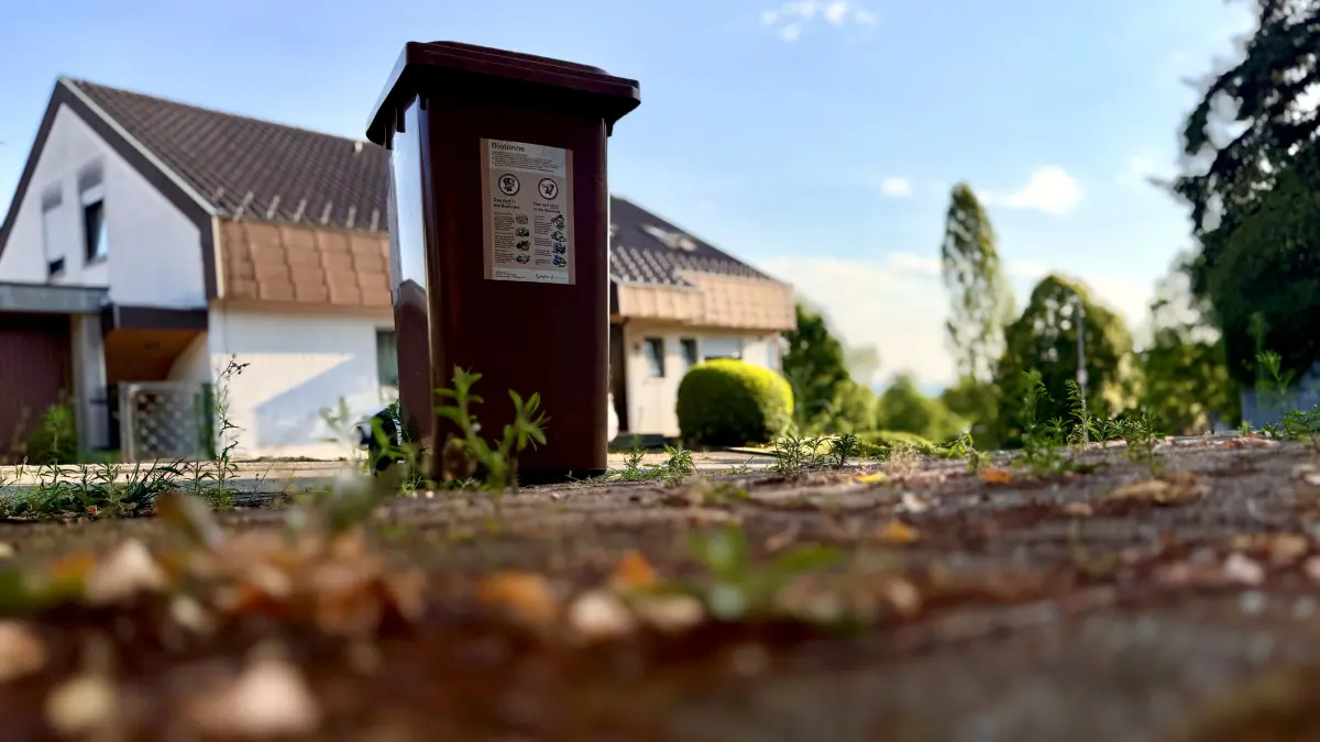 Biotonne, braune Tonne, Müllabfuhr in Auenwald Feature