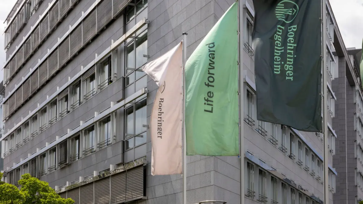 Pharmakonzern Boehringer Ingelheim: ARCHIV - 14.07.2025, Deutschland, Ingelheim: Die Firmenzentrale der Boehringer Ingelheim Deutschland GmbH. (zu dpa: «Boehringer legt Fokus bei Investitionen auf Wachstumsmärkte») Foto: Helmut Fricke/dpa +++ dpa-Bildfunk +++