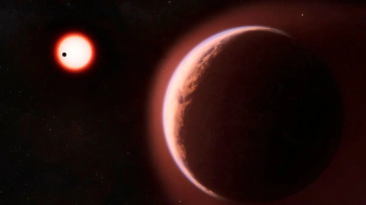 LHS 1140b ist ein Gesteinsplanet, der den roten Zwergstern LHS 1140 umkreist. Der Exoplanet umrundet seinen Zentralstern in einem relativ geringen Abstand, doch durch die geringe Leuchtkraft des Sterns liegt seine Umlaufbahn innerhalb der habitablen Zone, die flüssiges Wasser auf der Oberfläche erlaubt.