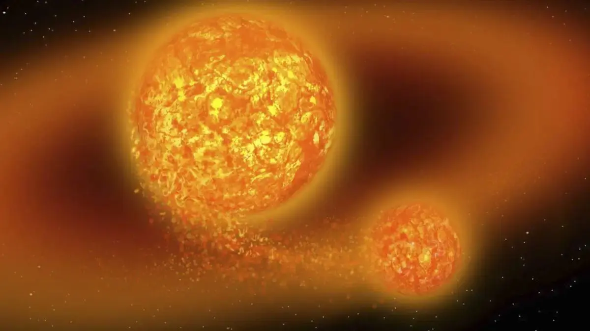 Die Hitze aus dem Innern des Mondes entlud sich nach und nach überall und verflüssigte Teile des Krustengesteins.