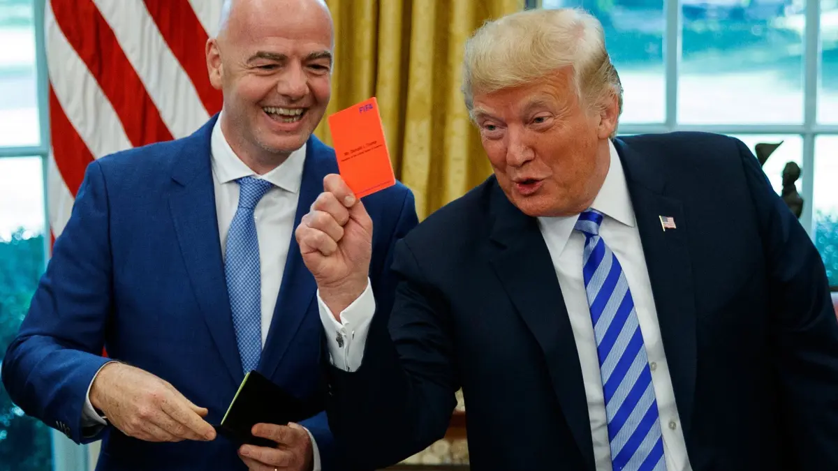 Donald Trump und Gianni Infantino