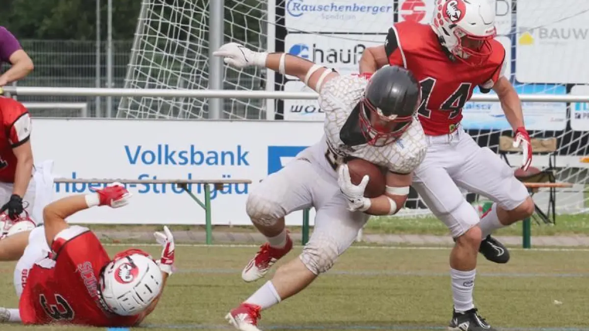 Football, Regionalliga, Leonberg Alligators gegen Stuttgart Scorpions, Daniel Bäßler