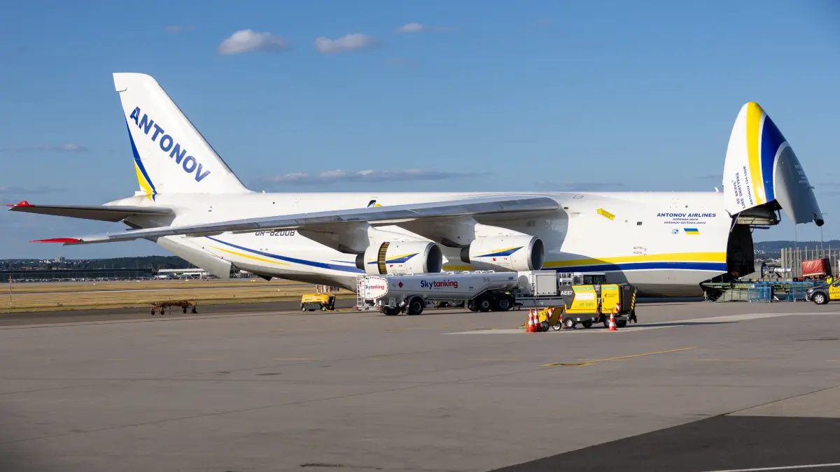 Der Riesen-Flieger war bereits im Januar in Stuttgart