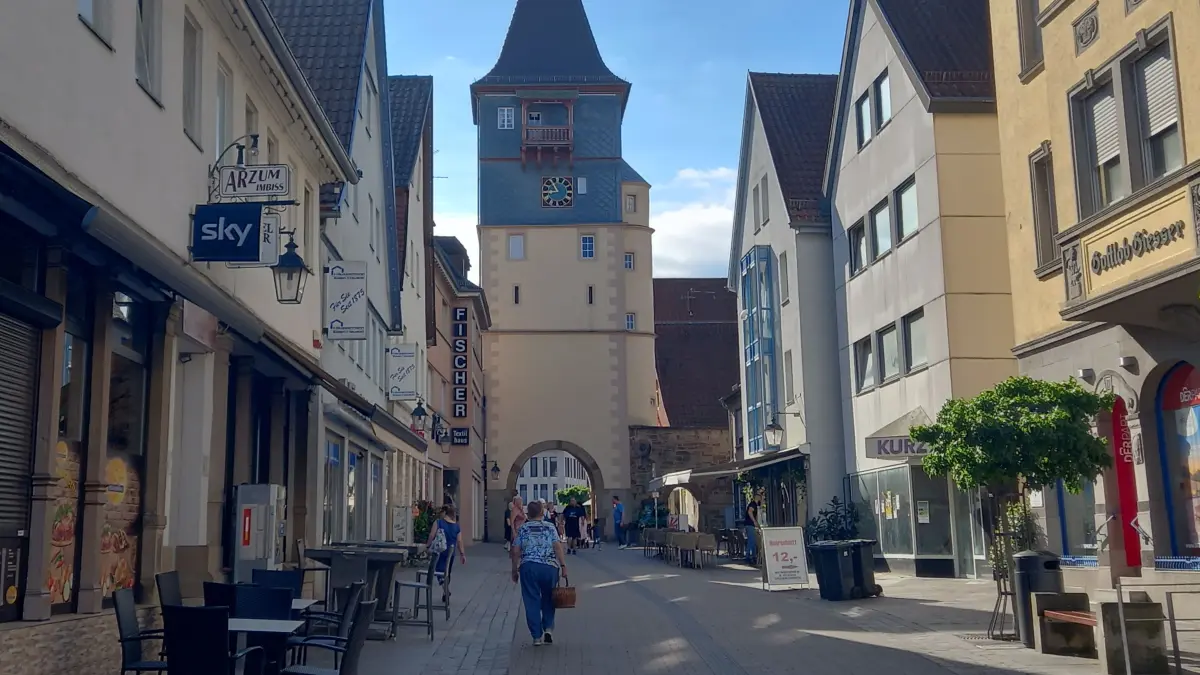 Winnenden Fußgängerzone Handel