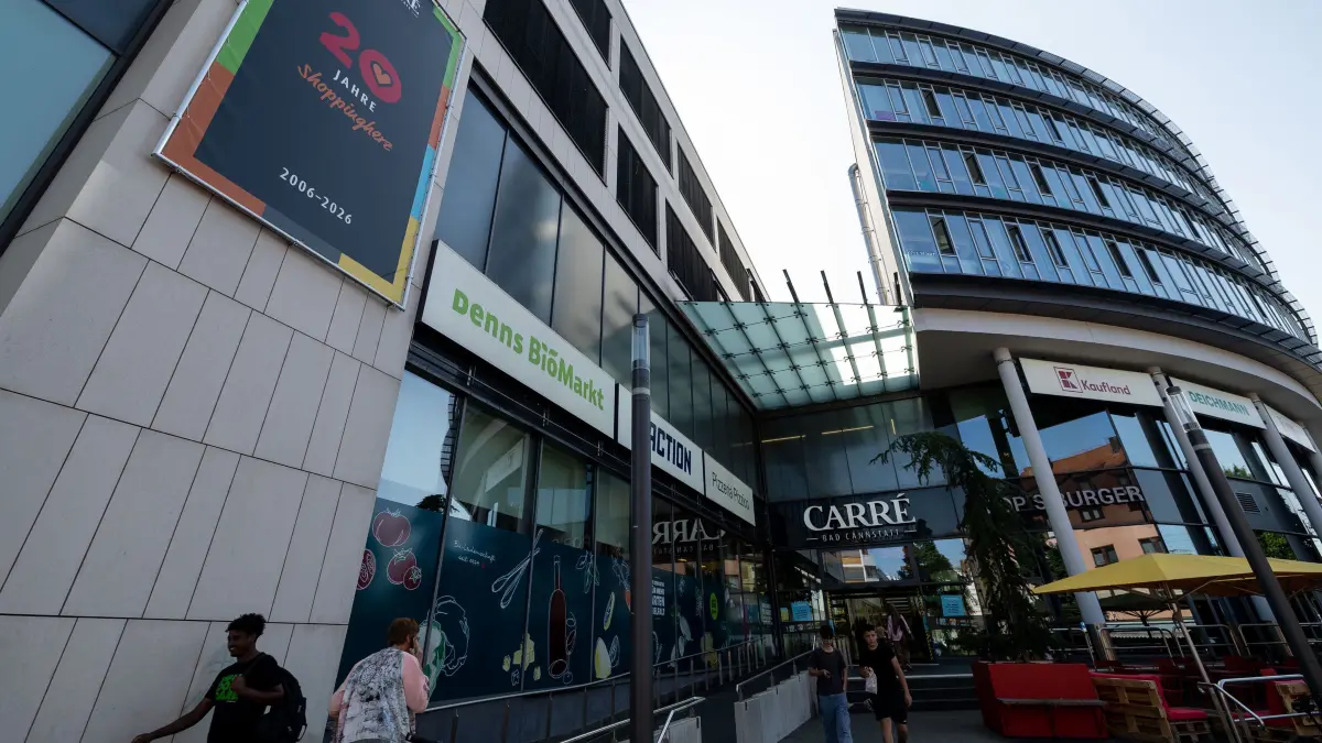 Cannstatter Carree: Blick auf das Einkaufszentrum Cannstatter Carree in Bad Cannstatt.