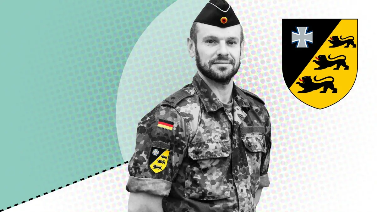 Leutnant E.N. ist Berufssoldat