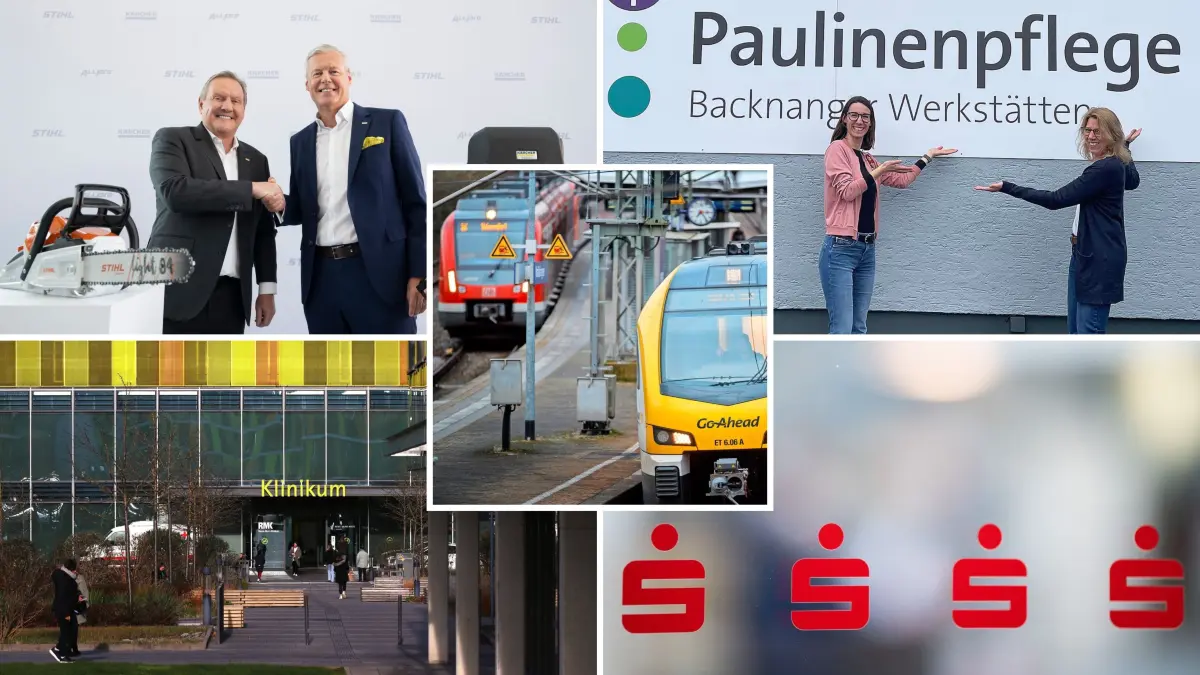 Von Stihl und Kärcher bis Sparkasse - Die großen Arbeitgeber aus dem Rems-Murr-Kreis protestieren gegen Misstände im Schienenverkehr.