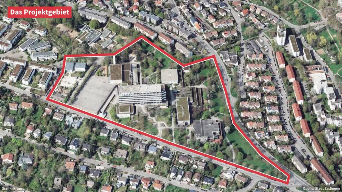 Hochschulareal Flandernhoehe Esslingen
