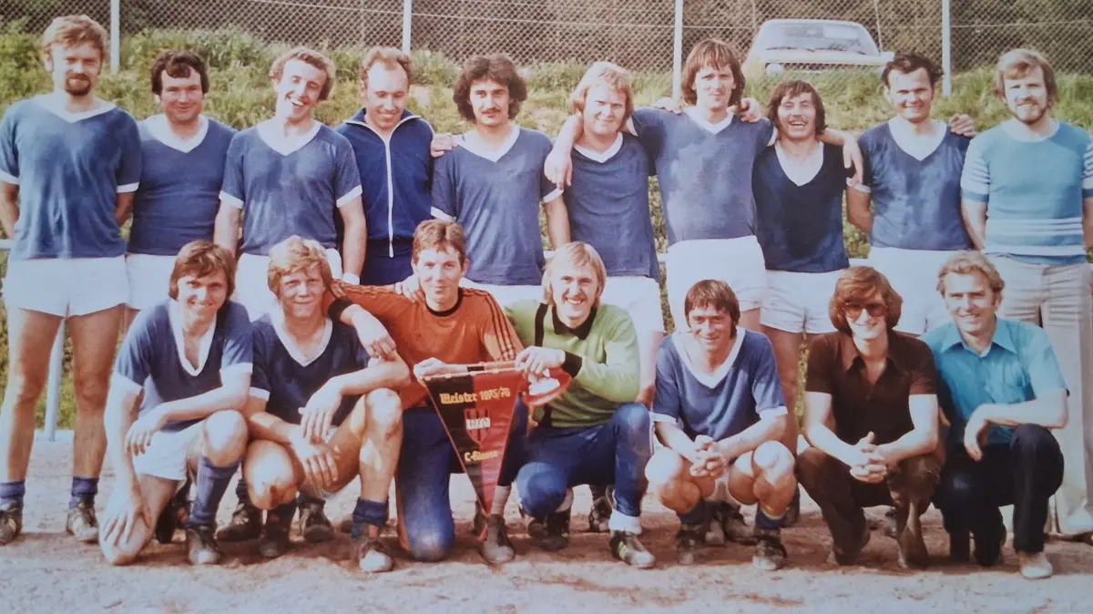 Die Rohrauer Mannschaft von 1975/76