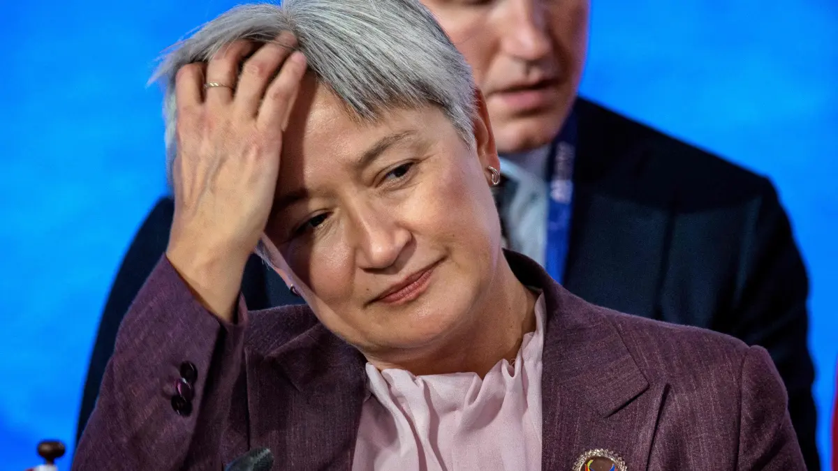 PHILIPPINES-ASEAN: Australia Foreign Minister Penny Wong attends the 33rd ASEAN Regional Forum (ARF), part of the Association of Southeast Asian Nations (ASEAN) Foreign Ministers Meeting in Pasay, Metro Manila on July 23, 2026. (Photo by Ezra Acayan / POOL / AFP)