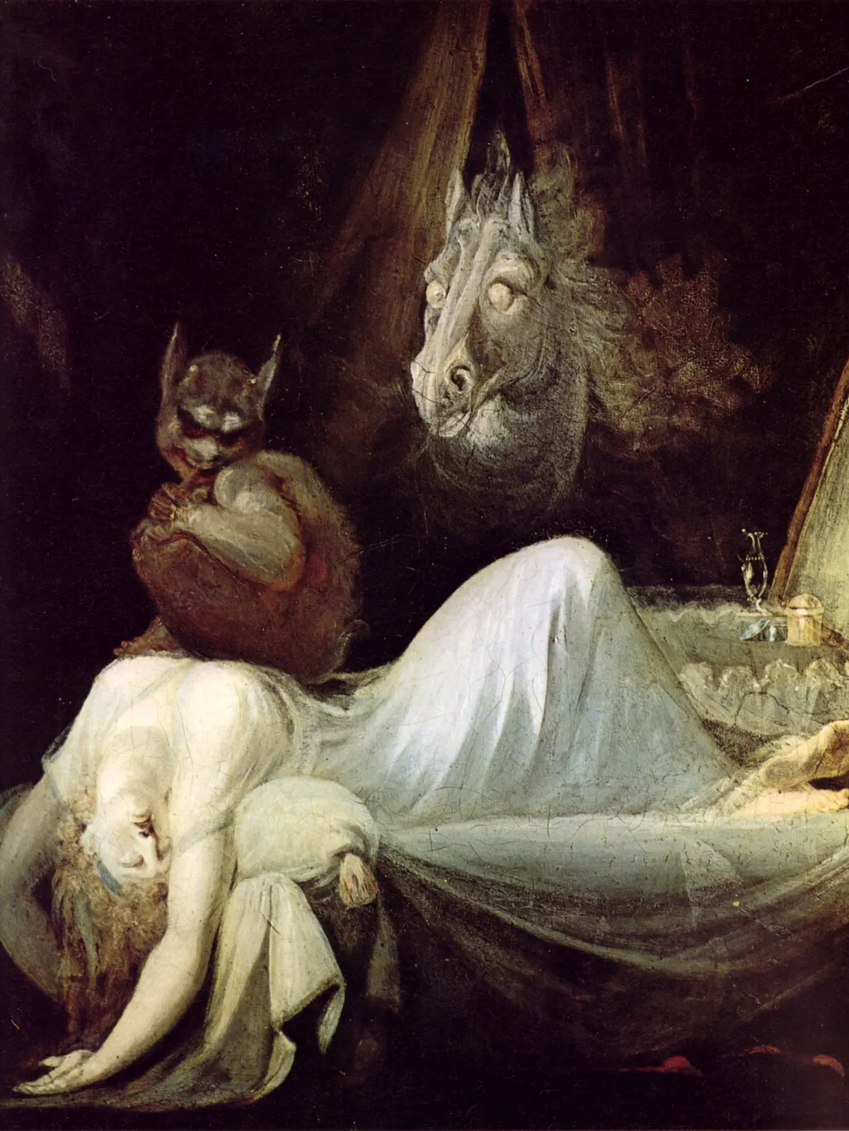 "Nachtmahr", Gemälde von Johann Heinrich Füssli (1802).