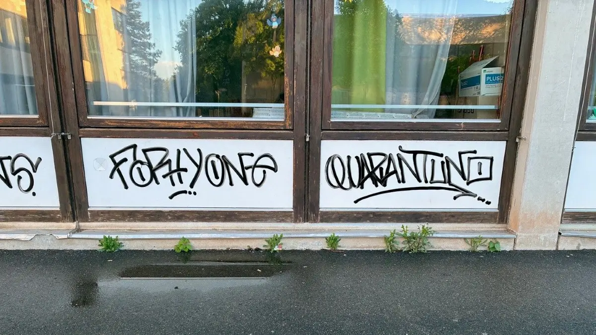 Ein Beispiel für Vandalismus in Böblingen