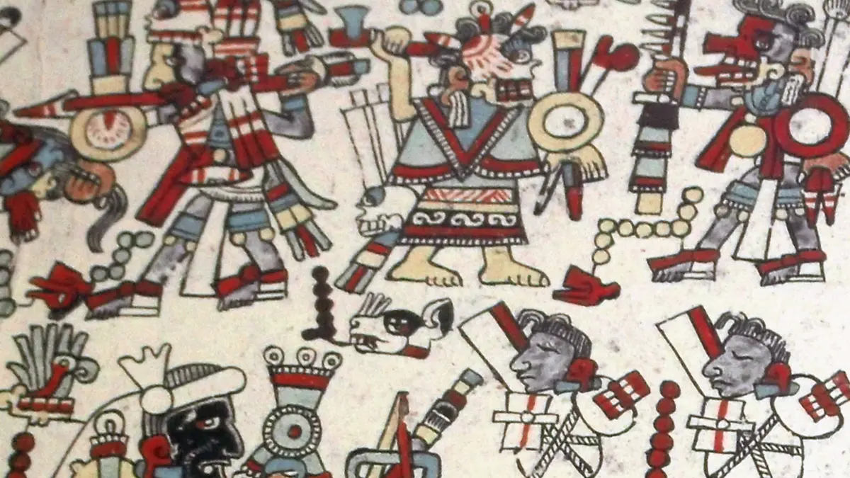Der Kodex Zouche-Nuttall stammt aus der mixtekischen Kultur Mittelamerikas (im Gebiet des heutigen mexikanischen Bundesstaats Oaxaca) aus dem 11./12. Jahrhundert n. Chr.: Die dort in Illustrationen gegossene Sprache ist seit langem ausgestorben.