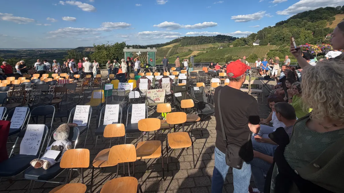 Protest Schließung KLinik Löwenstein
