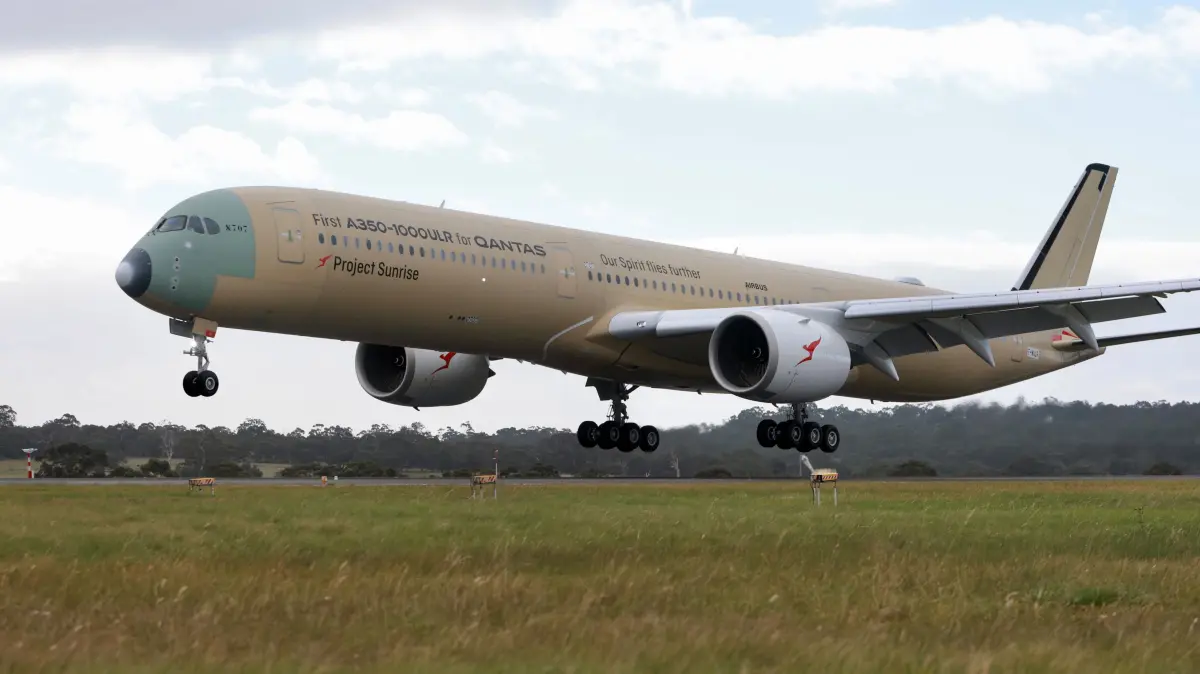 Quantas, Langstrecken-Jet, A350-1000ULR