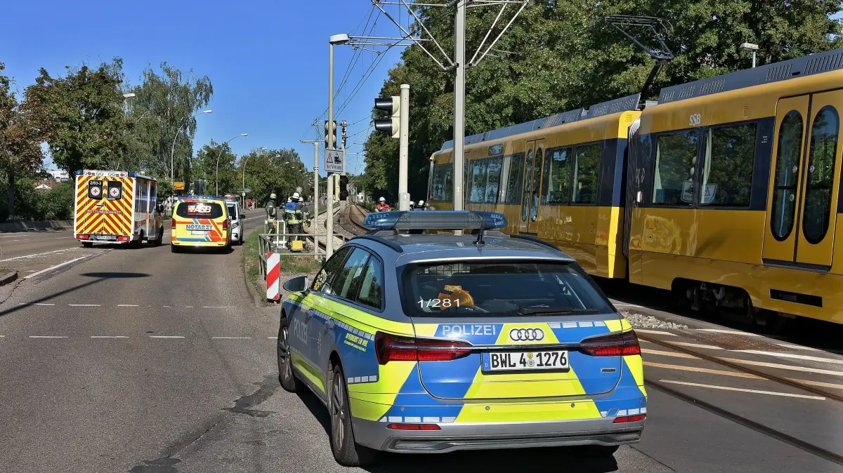 Stadtbahnunfall in Gerlingen am 28.07.2026