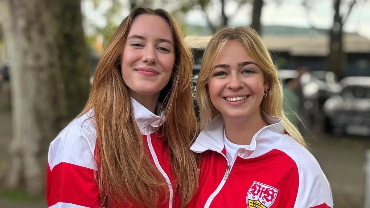 Sandy und Juli haben sich in der Cannstatter Kurve kennengelernt.