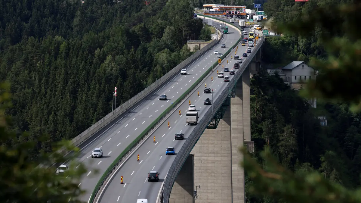 Die Brennerautobahn wird in den Sommerferien immer zum Nadelöhr.