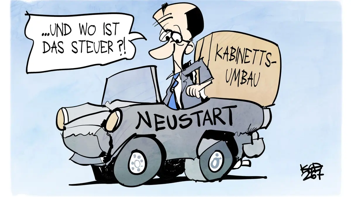 Karikatur des Tages Friedrich Merz Neustart