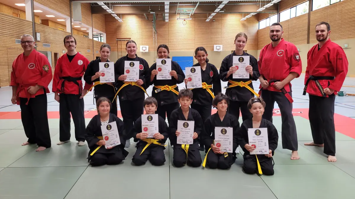 Gürtelprüfung Ju Jitsu TSV Dagersheim