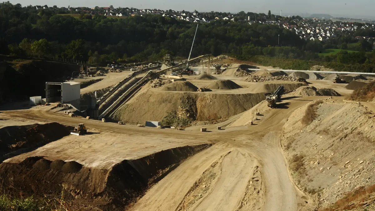 Der Steinbruch bei Rielingshausen wird sehr wahrscheinlich erweitert.
