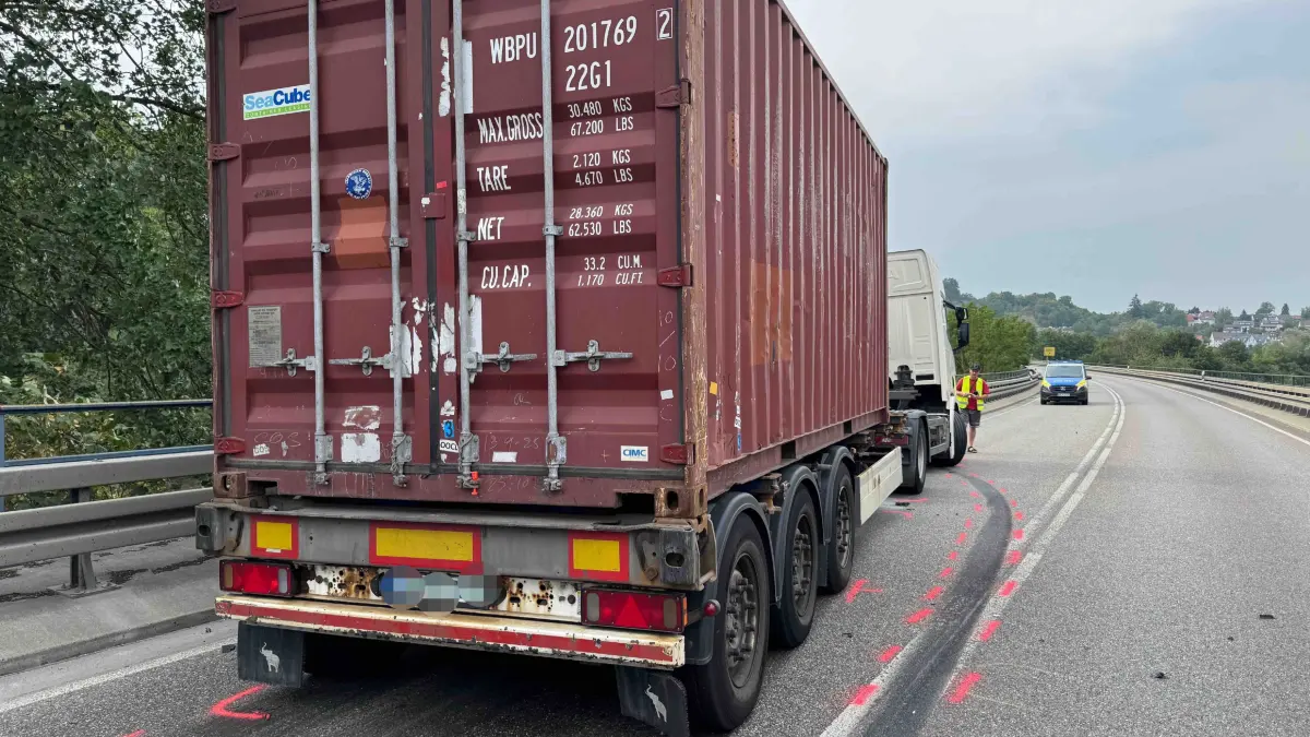 Tödlicher Unfall auf der Bundesstraße 312 bei Neckartailfingen