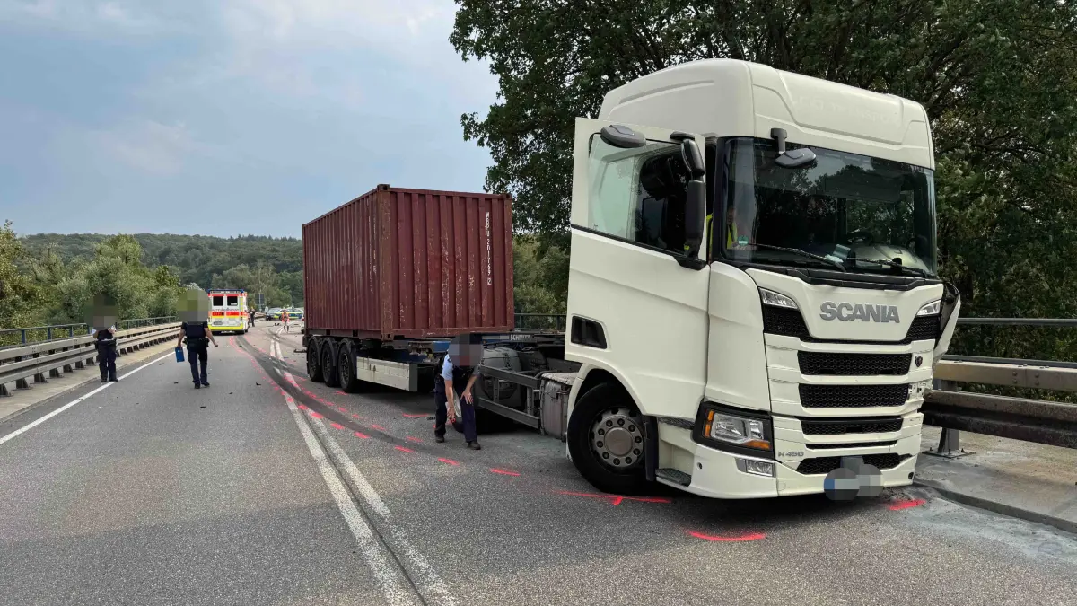 Tödlicher Unfall auf der Bundesstraße 312 bei Neckartailfingen