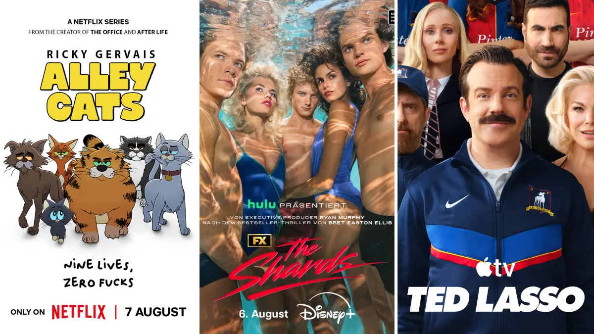 Wie wär’s zum Beispiel mit „Alley Cats“, „The Shards“ oder der vierten Staffel von „Ted Lasso“: unsere Streamingtipps für den August 2026.