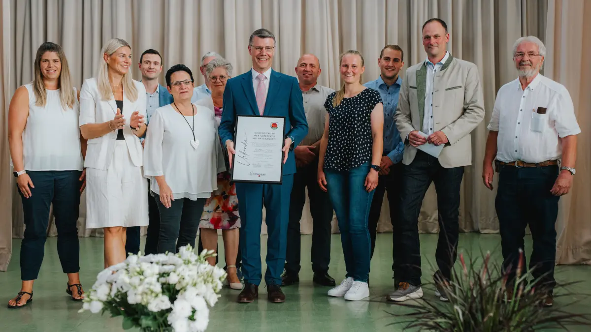 Abschied von Bürgermeister Matthias Schöck in Hildrizhausen