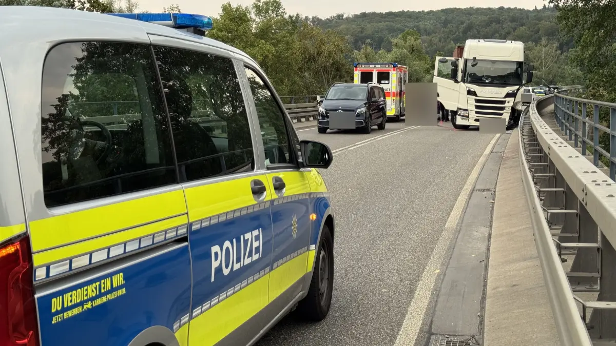 Tödlicher Unfall auf der Bundesstraße 312 bei Neckartailfingen