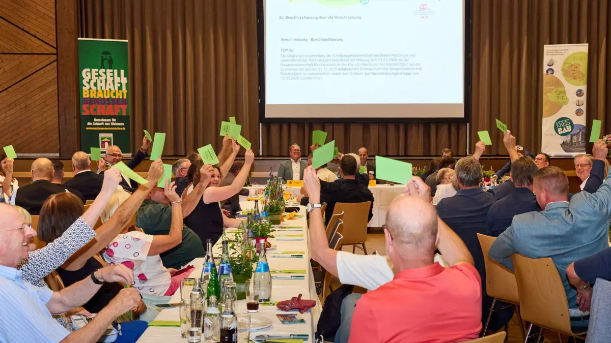 Baugenossenschaft Kirchheim stimmt ab.