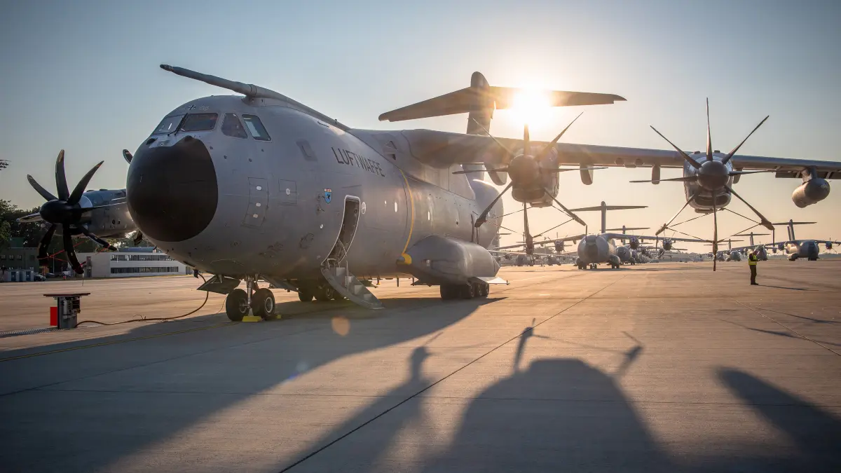 Airbus, A400M, A-400M, Luftwaffe, LTG 62, Wunstorf, Bundeswehr, Transporter, Tankflugzeug, Bundesluftwaffe, Rüstung, Transporter, Flugzeug