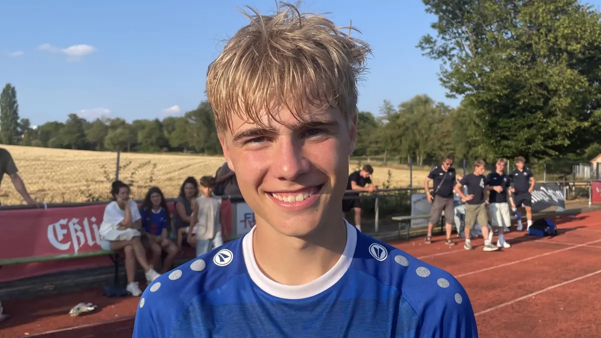 Noel Beinschrodt (TSV Denkendorf) ist einer der beiden besten Torschützen des Turniers.
