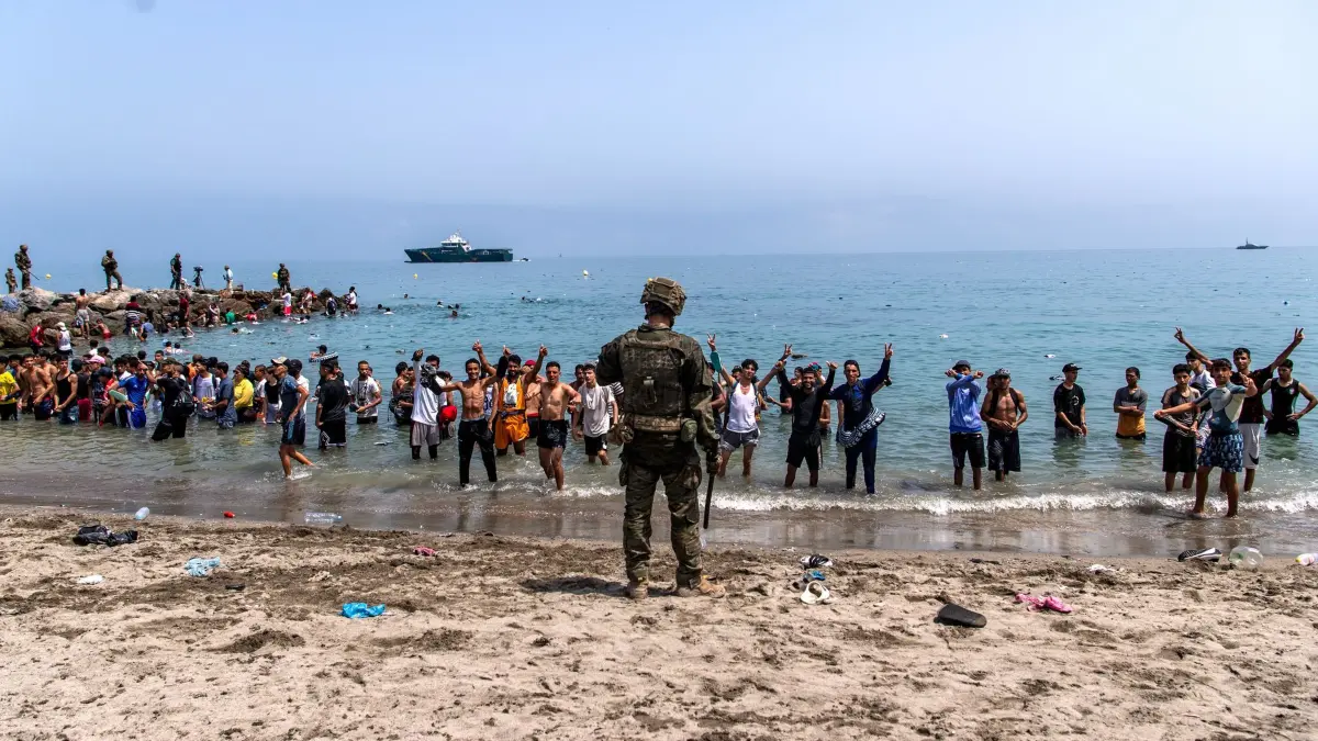 Migranten in Spanien - Ceuta