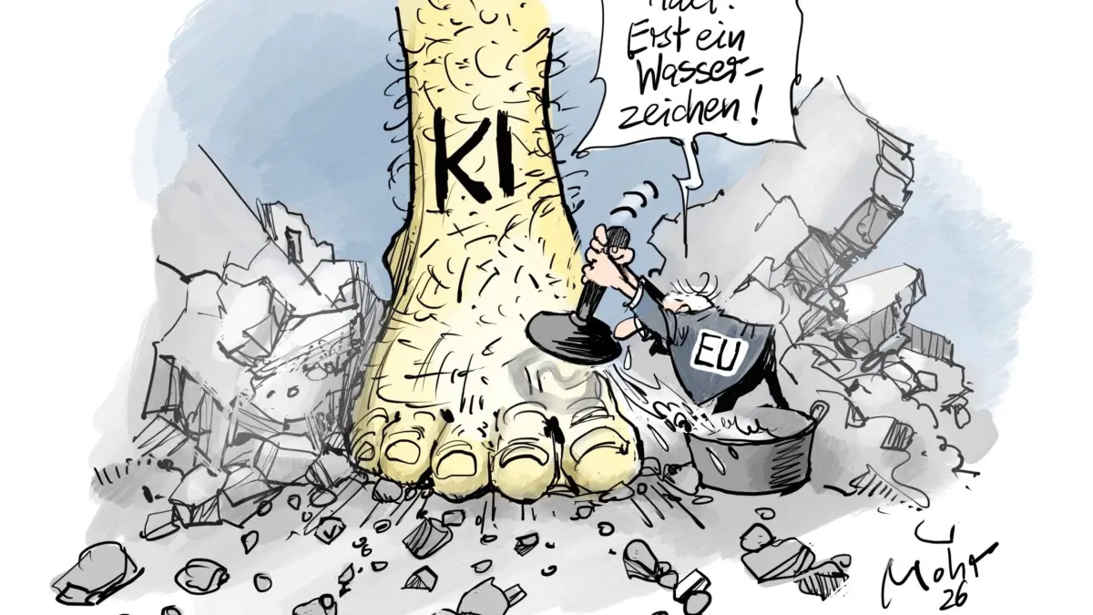 Karikatur des Tages KI
